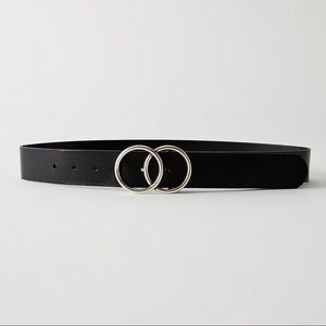 Double-ring buckle belt